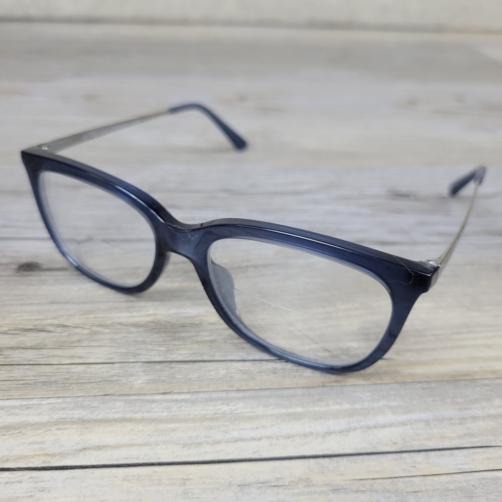Michael Kors Eyeglasses Frames MK 4073U Seattle 3221 Navy Blue Silver 52-16-140